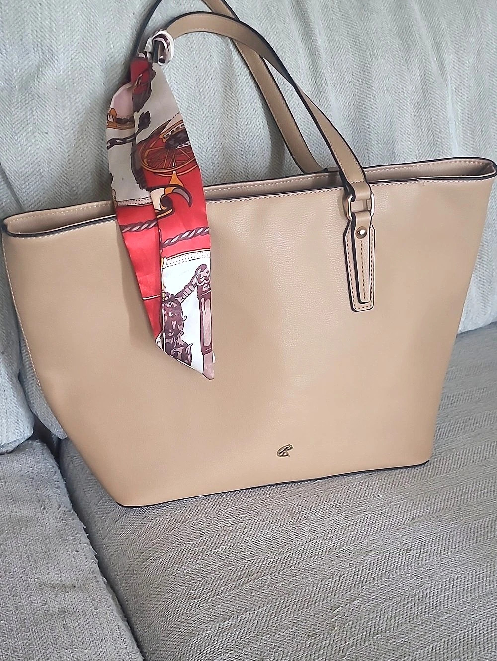 Kate & Alex Beige Tote